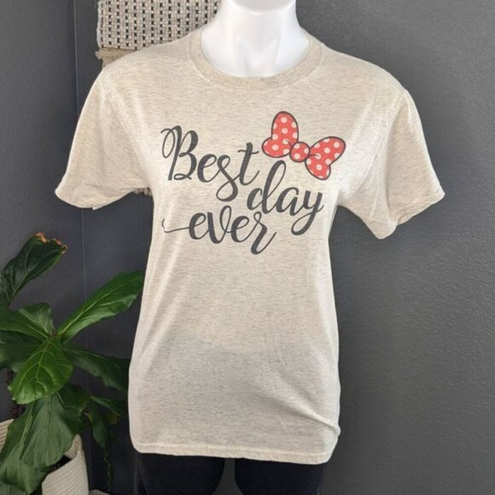 Disneyland Vacation Minnie Bow Shirt Best Day